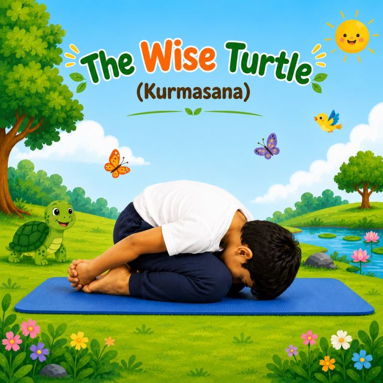 The Wise Turtle - Kurmasana Kids Yoga